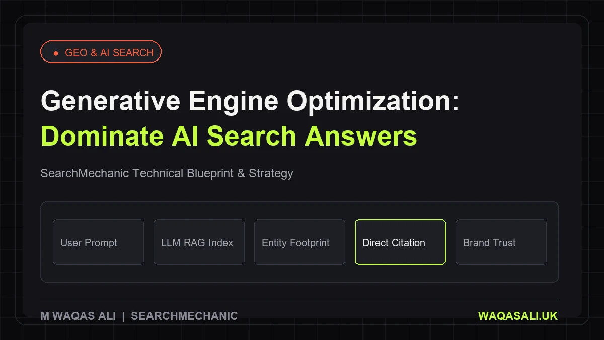 GEO and AI Search Optimization Guide - SearchMechanic
